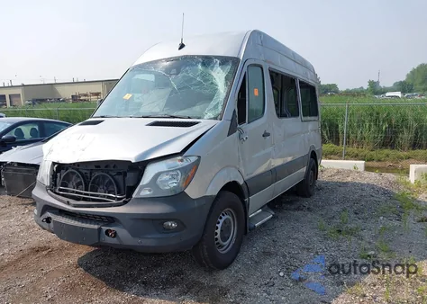 2016 Mercedes-Benz Sprinter 2500 Normal Roof z USA, uszkodzony, nr VIN WDZPE7DD1GP234493